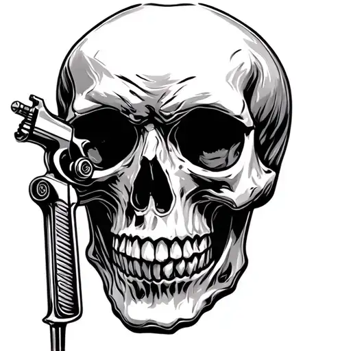 Skull Spray Gun