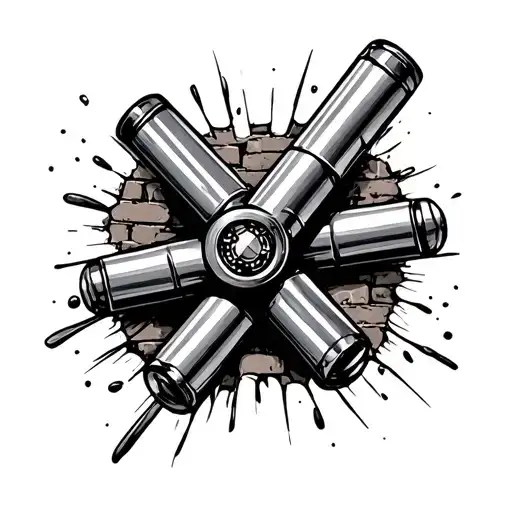Bullet Through Brick Wall