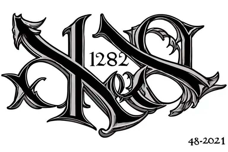 Roman Numerals Representing Important Dates 4 18 2018 & 4 8 2021