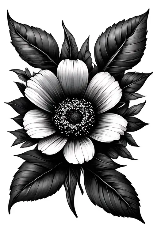 3 Minimalistic Small And Simple Flowers Interconnected For Daughter And Parents