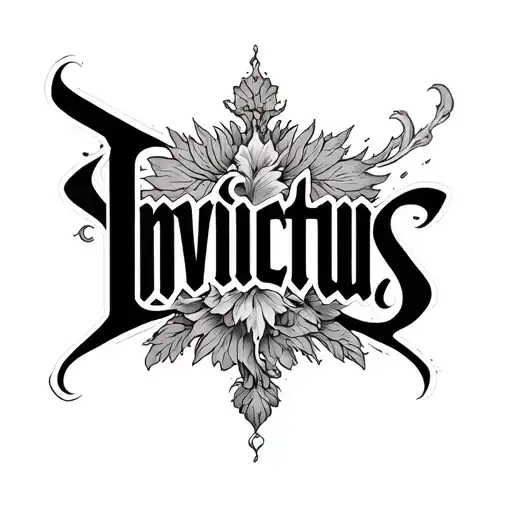 Word Invictus Text