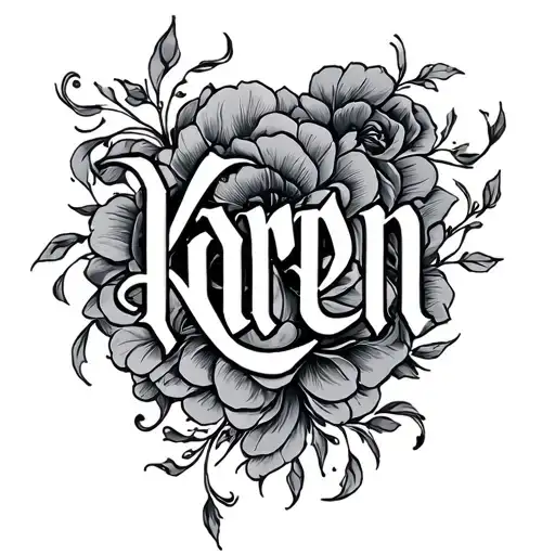 Karen Name Written