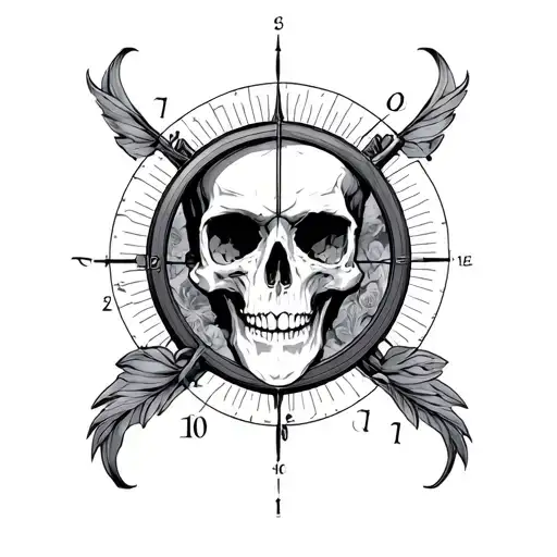 Pisces Horo Scope With Skull