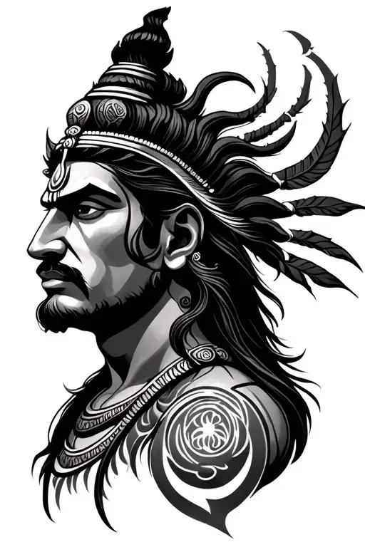 Shiva Tattoo For Men
