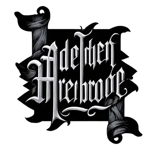 The Word Addenbrooke In Old Ingelish Writing