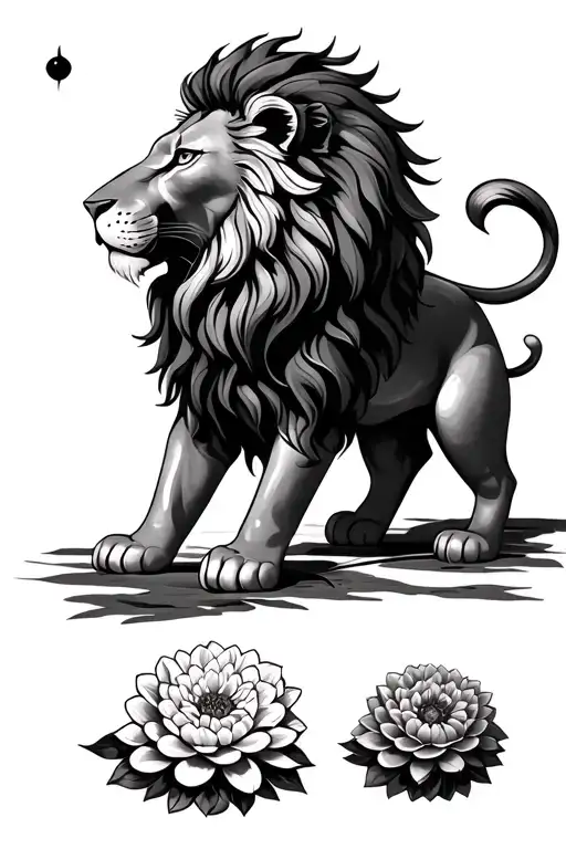 Dhalia Lion Leo Zodiac Sign Cherry