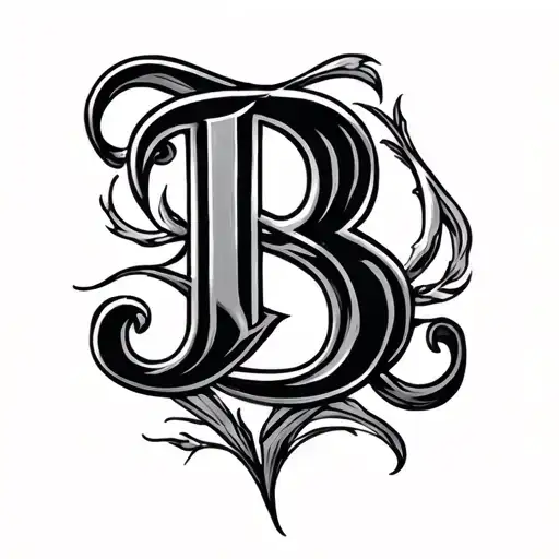 Cursive B