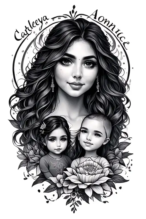 Cataleya Dominick Alana Name Tattoo Family Spiritual