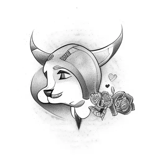 A Tattoo Design That Represents The Love For Your Kids And Husband