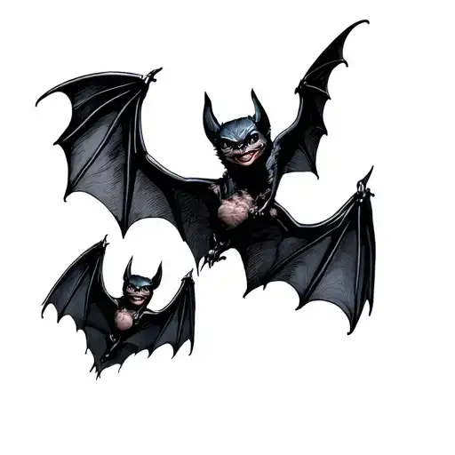 Bats Flying