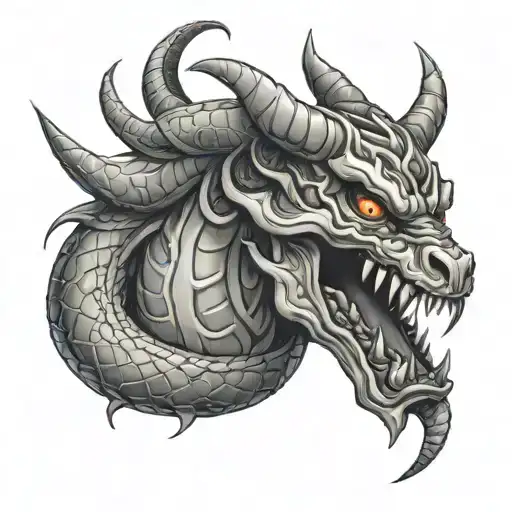 Demon With A Snake Wrapping