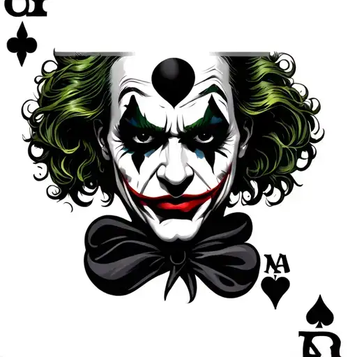 Face Card With Joker Playing Card