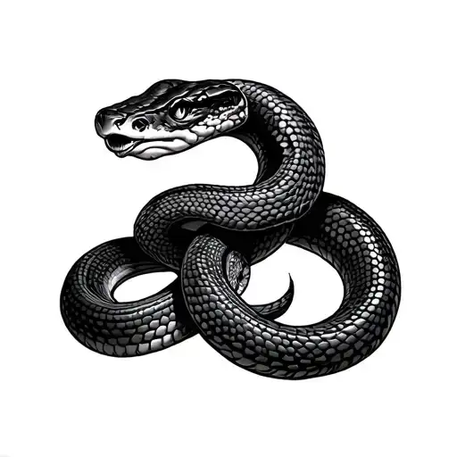 Snake Wrapped Loosely