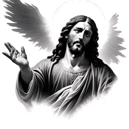 Jesus Christ Is Crying And Opening Up To Heaven