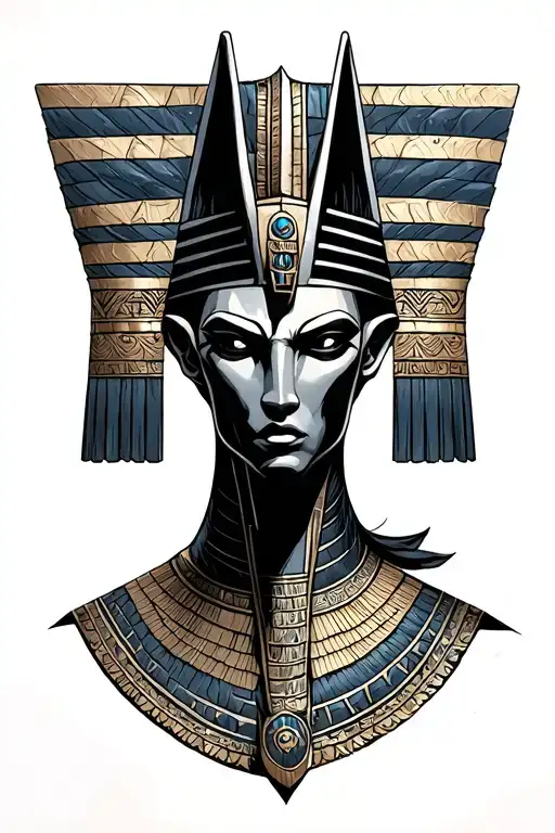 Egipt God Fantasy Rpg Anubis Like Hero