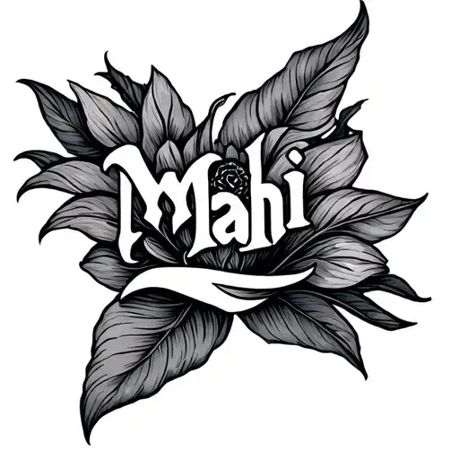 I Want To Get A Tattoo On My Hand In Which Mahi's Name Is Hidden