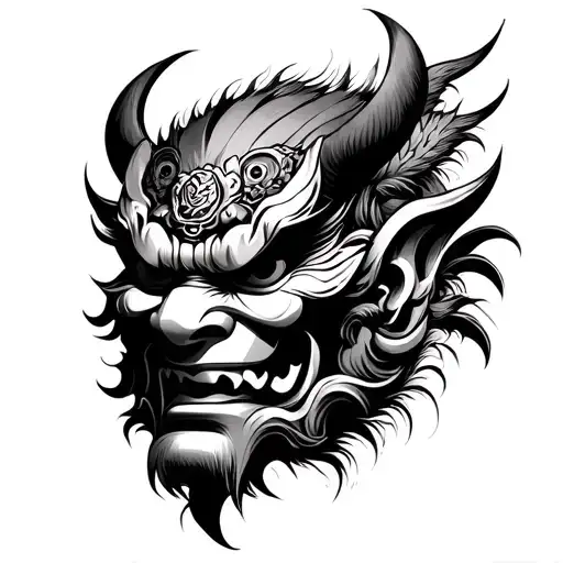 Japanese Oni Mask