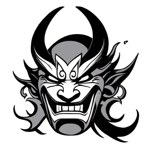 Japanese Oni Mask