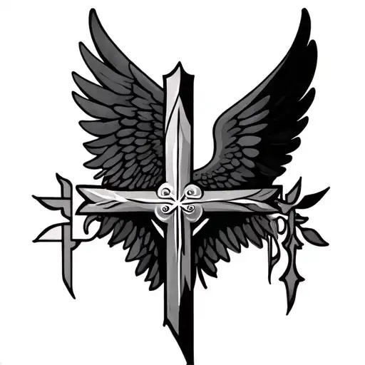 Cross And Wings