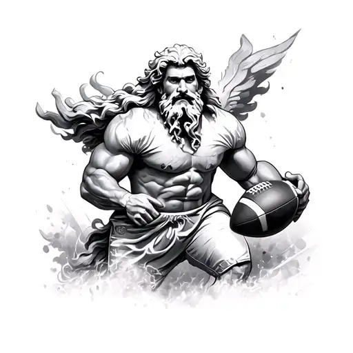 Zeus With Football