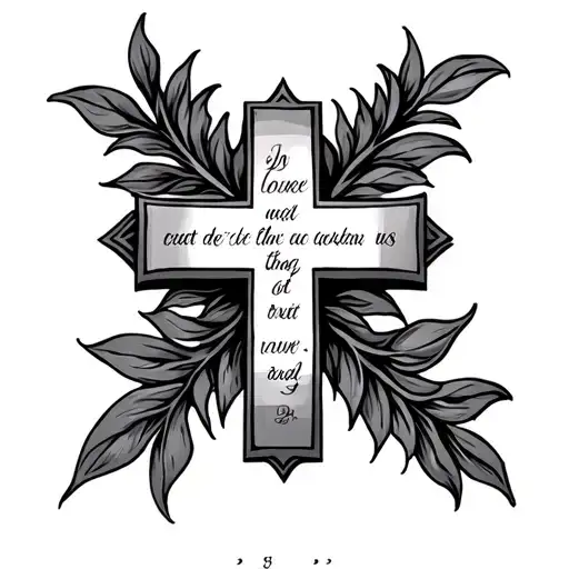 Bible Verse Cross