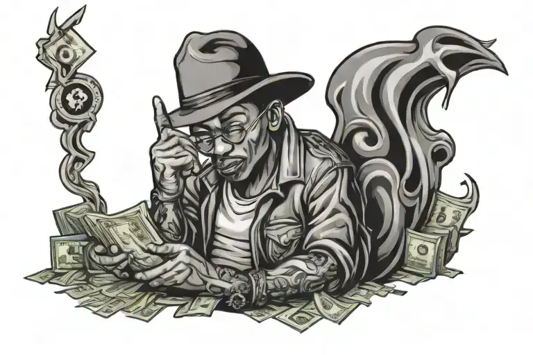 Lil Will Text With Buring Money