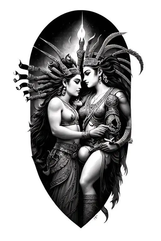 Annuaki Gods Battling Each Other