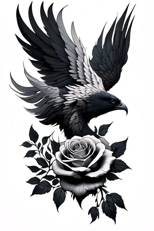 Phoenix And Roses
