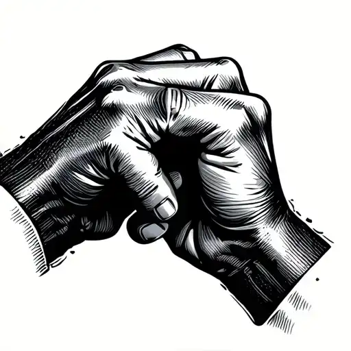 Two Fists Colliding Each Other At Knuckle Perspective Which Resembles Love Peace And Harmony