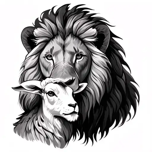 Lion And Lamb