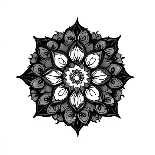Mandala Design Incorporating Symbols