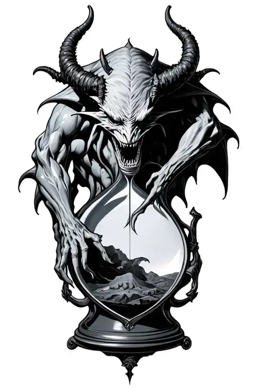 Demon In Hourglass
