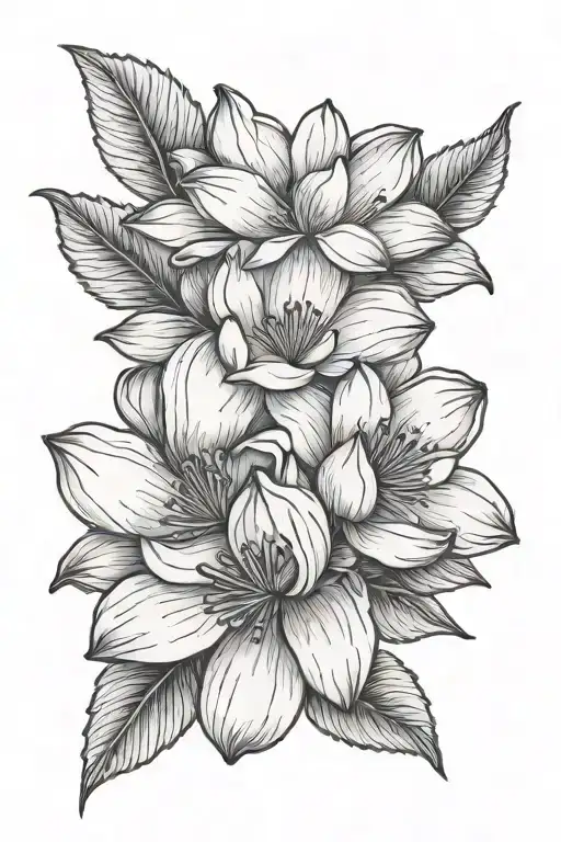 Magnolias Blooming
