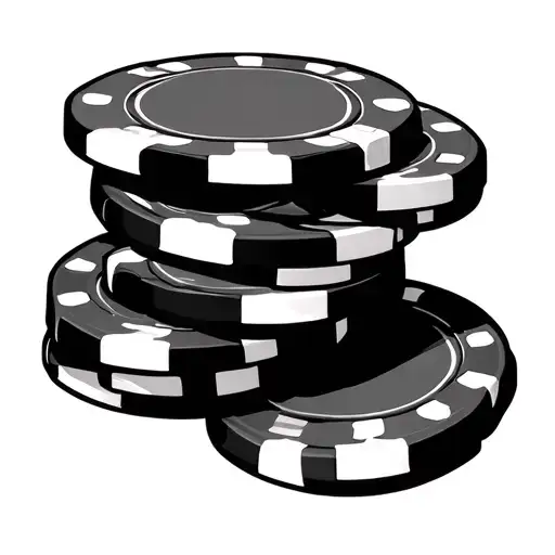 Two Stacks Of Poker Chips