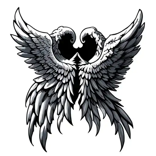 Neck Like Fling Angel Wings