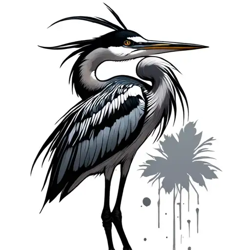 Heron Silhouette