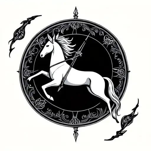 Sagittarius Tattoo Design