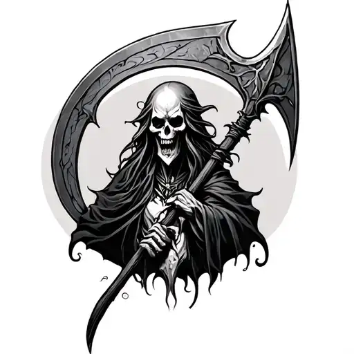 Grim Reeper Scythe Midevil