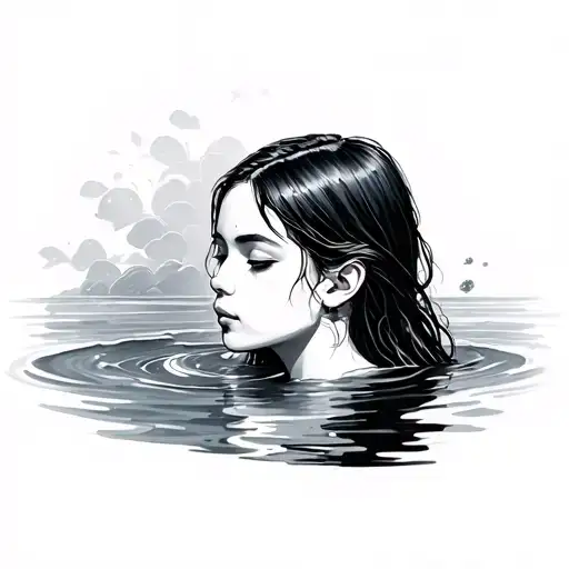 A Girl In Water