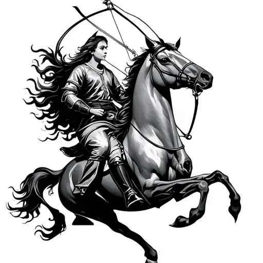 Sagittarius Archer Riding