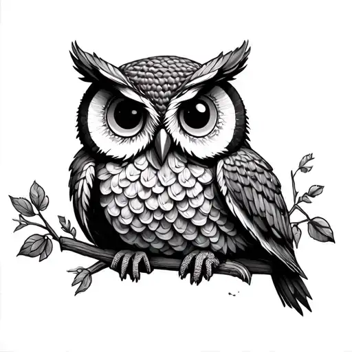 Owl Crocheting A Blanket