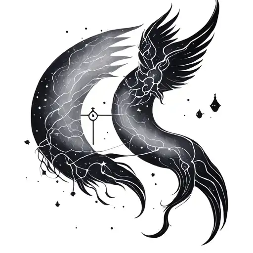 Libra And Aquarius Constellation