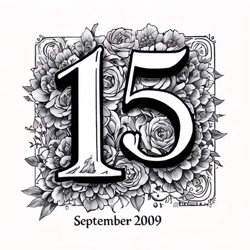 Roman Numbers Birthday 15 September 2009