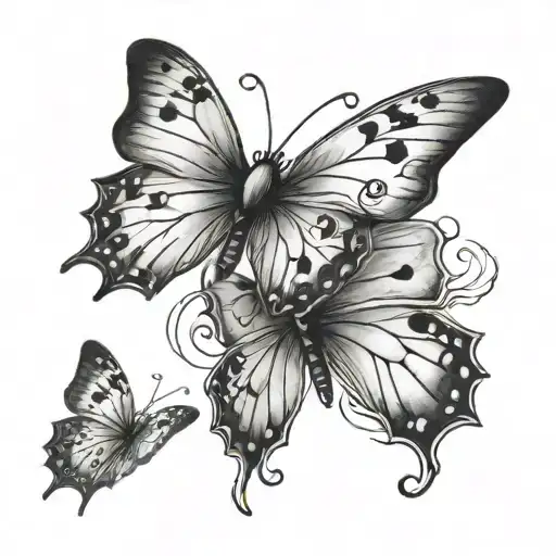 Semicolon And Butterfly