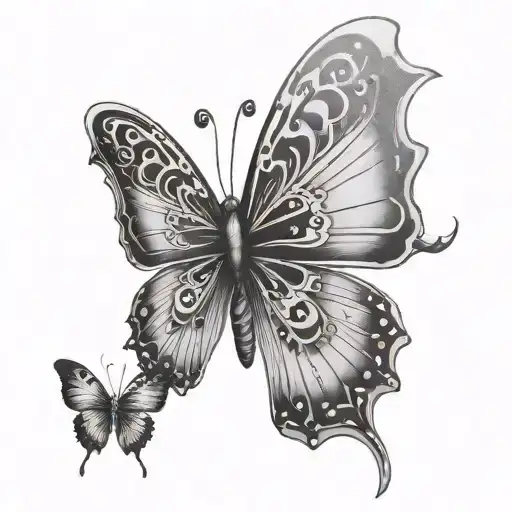Butterfly And Semi Colon