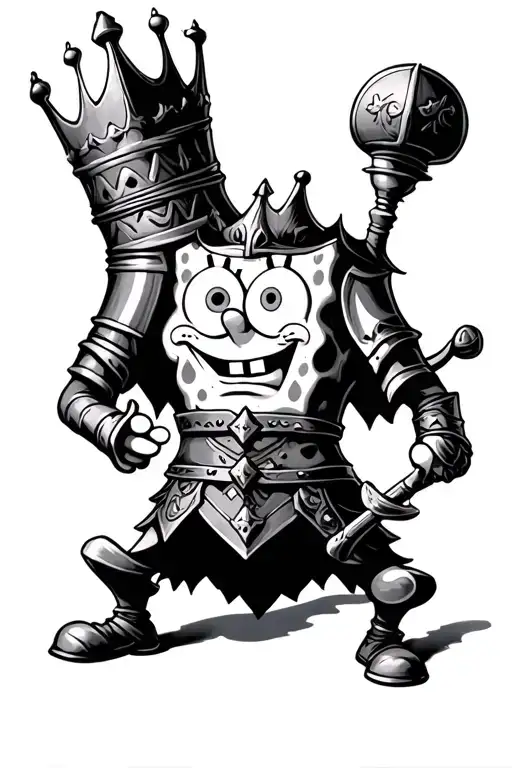 Sponge Bob And King Arthur