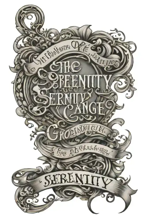 The Serenity Prayer Courage Wisdom Serenity