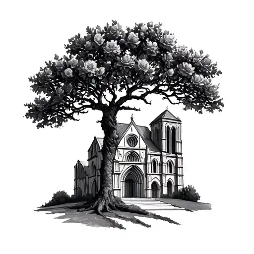 Olive Tree And Cathedral's Rosewind