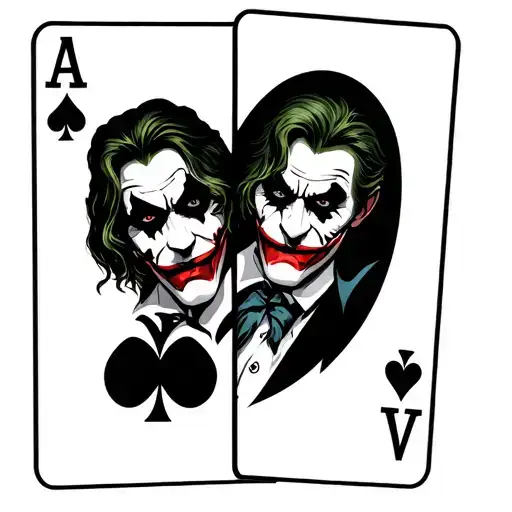 Triple Aces With Joker At The Front
