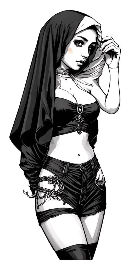 Naughty Sexy Young Nun